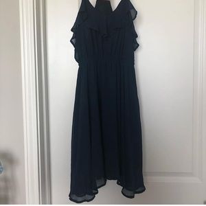 Charlotte Ruse Navy blue mini dress